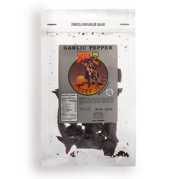 Garlic Pepper Beef Jerky - Wholesale